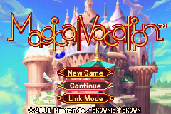 Magical Vacation (English Translation) Title Screen
